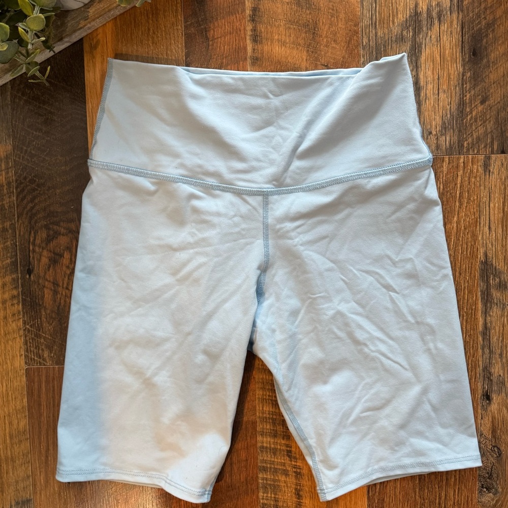Electric + Rose Cloud Blue Biker Shorts Large